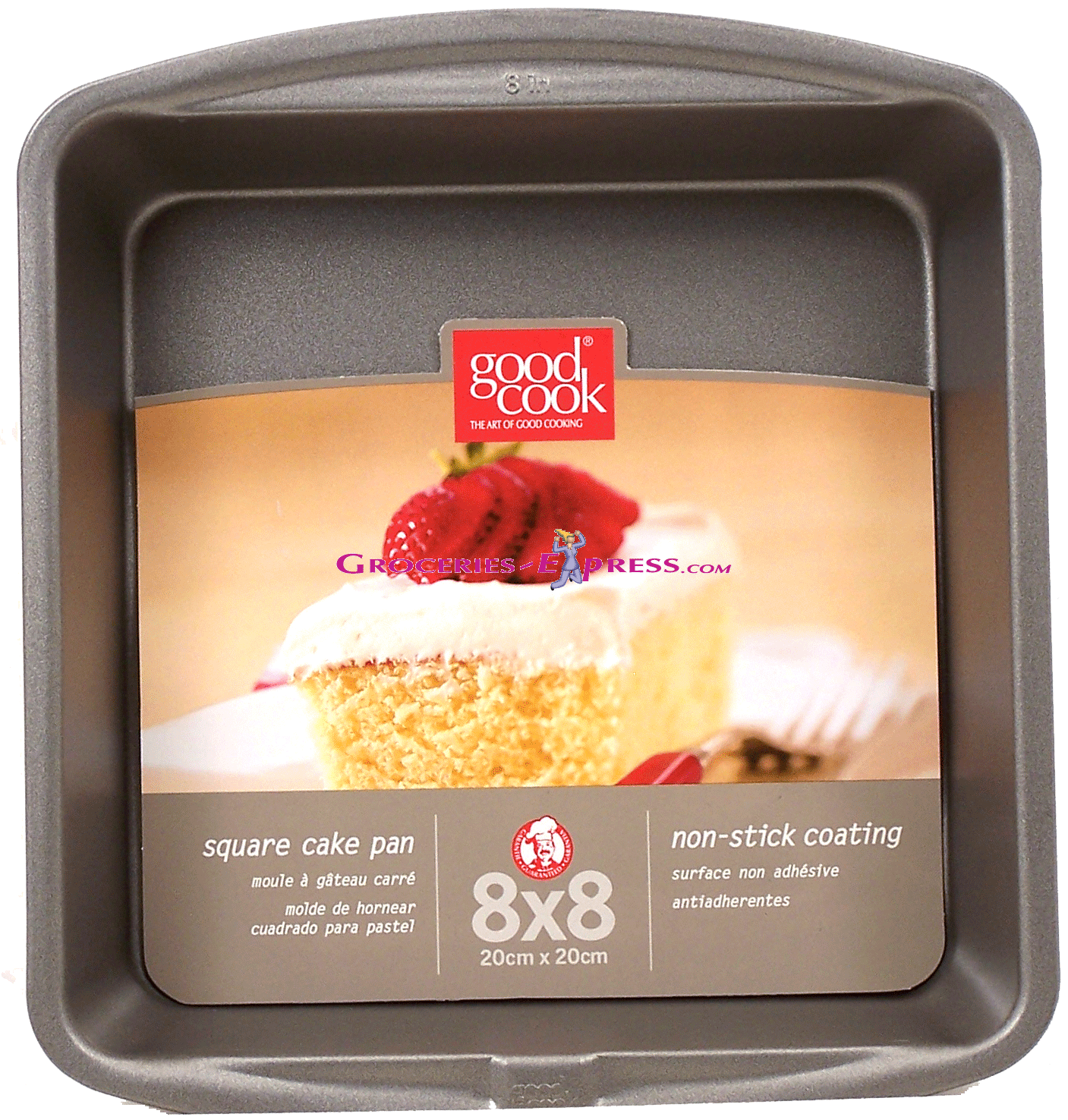 Good Cook  square cake pan, 8 x 8-inch Full-Size Picture